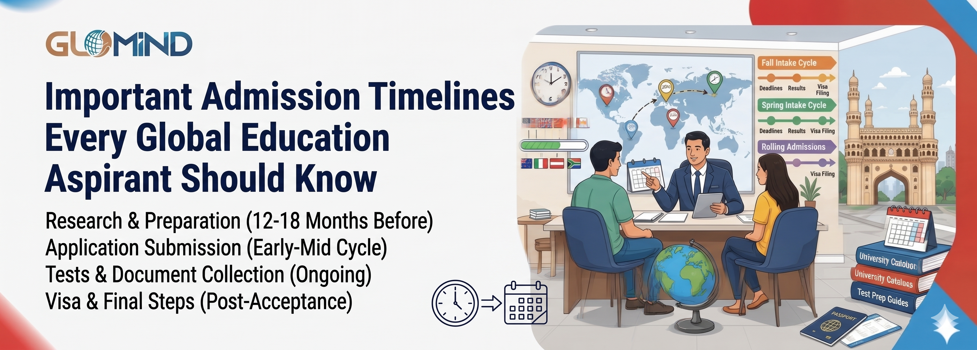 Important Admission Timelines Every Global Education Aspirant Should Know